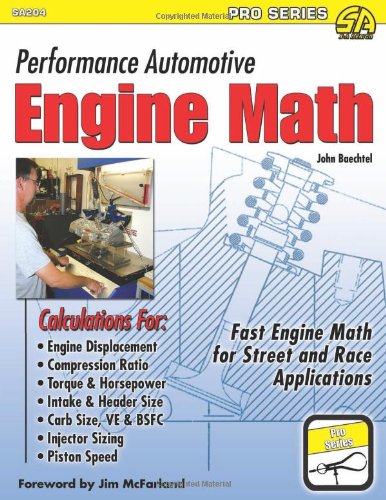 Book Cover Performance Automotive Engine Math (Sa Design-Pro)