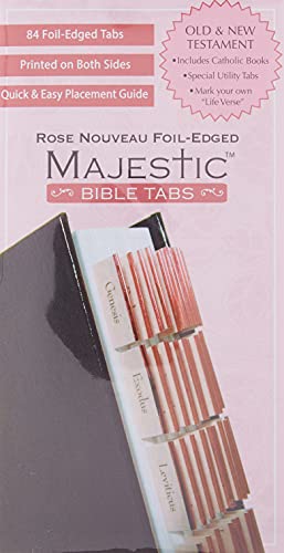 Book Cover Majestic Rose Nouveau Bible Tabs (Majestic™ Bible)