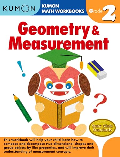 Book Cover Grade 2 Geometry & Measurement (Kumon Math Workbooks)