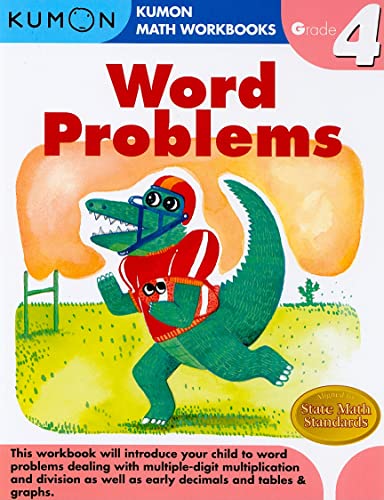 Book Cover Kumon Grade 4 Word Problems (Kumon Math Workbooks)