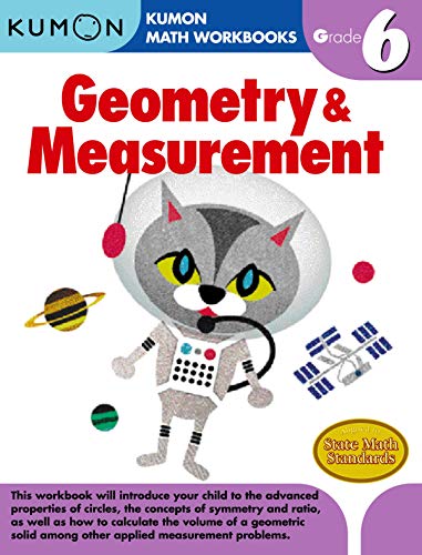 Book Cover Kumon Grade 6 Geometry & Measurement (Kumon Math Workbooks)