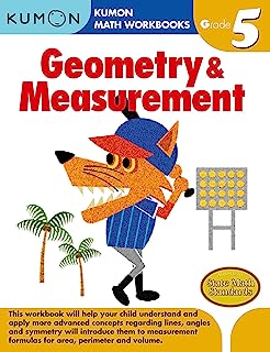 Book Cover Grade 5 Geometry & Measurement (Kumon Math Workbooks Grade 5)
