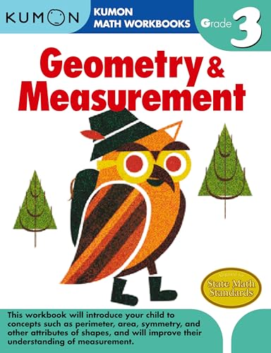 Book Cover Kumon Grade 3 Geometry & Measurement (Kumon Math Workbooks)