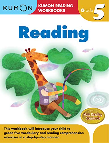 Book Cover Grade 5 Reading (Kumon Reading Workbooks)
