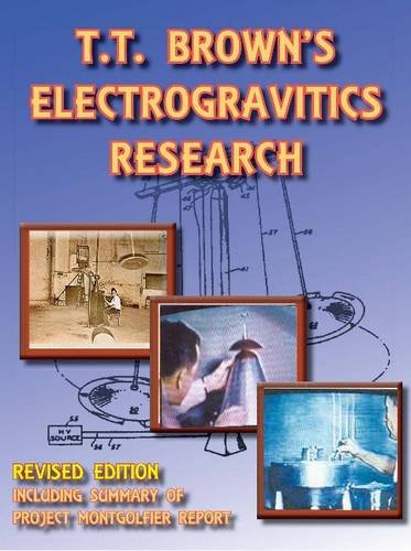 Book Cover T.T. Brown's Electrogravitics Research