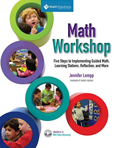 Book Cover Math Workshop: Five Steps to Implementing Guided Math, Learning Stations, Reflection, and More