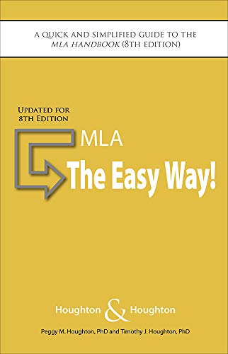 Book Cover MLA: The Easy Way! Updated for the 8th Edition