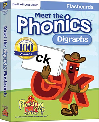 Book Cover Meet the Phonics - Digraphs - Flashcards