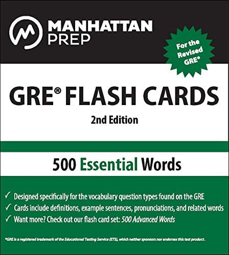 Book Cover Manhattan Prep GRE: 500 Essential Words (Manhattan Prep GRE Strategy Guides)