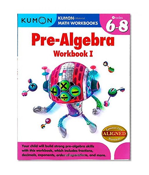 Book Cover Kumon Pre-Algebra Workbook I (Kumon Math Workbooks)