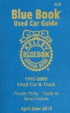 Kelley Blue Book Used Car Guide: April-June 2010