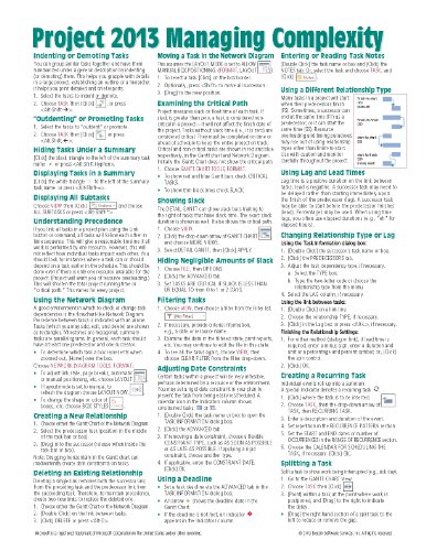 Book Cover Microsoft Project 2013 Quick Reference Guide: Managing Complexity (Cheat Sheet of Instructions, Tips & Shortcuts - Laminated Card)