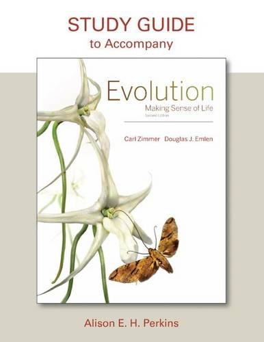 Book Cover Study Guide for Evolution