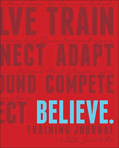Book Cover Believe Training Journal (Classic Red, Updated Edition)