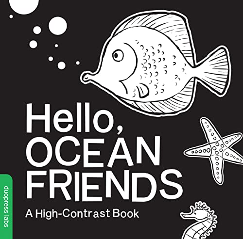 Book Cover Hello, Ocean Friends: A High-Contrast Book