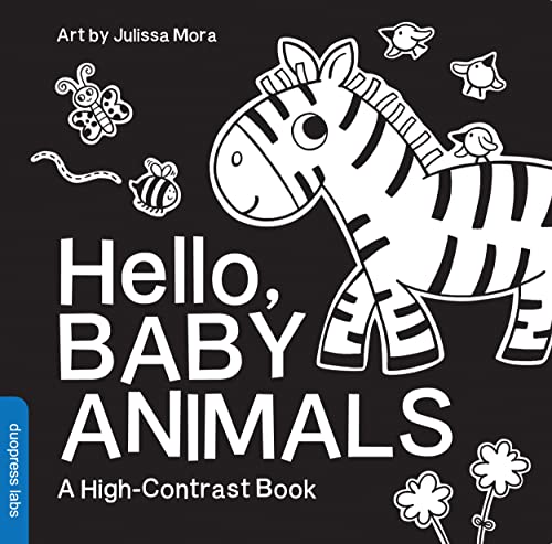 Book Cover Hello, Baby Animals: A High-Contrast Book