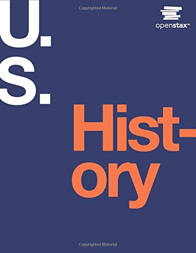 Book Cover U.S. History by OpenStax (hardcover version, full color)