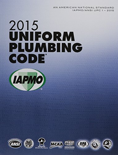 Book Cover 2015 Uniform Plumbing Code Soft Cover