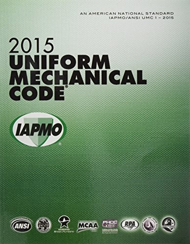 Book Cover 2015 Uniform Mechanical Code Soft Cover w/Tabs