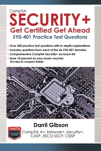 Book Cover CompTIA Security+ Get Certified Get Ahead: SY0-401 Practice Test Questions
