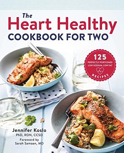 Book Cover The Heart Healthy Cookbook for Two: 125 Perfectly Portioned Low Sodium, Low Fat Recipes