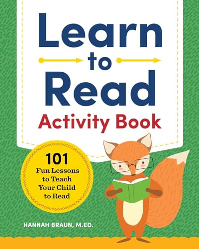 Book Cover Learn to Read Activity Book: 101 Fun Lessons to Teach Your Child to Read