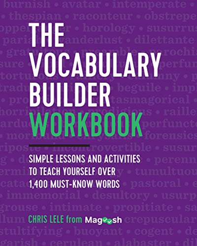 Book Cover The Vocabulary Builder Workbook: Simple Lessons and Activities to Teach Yourself Over 1,400 Must-Know Words
