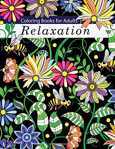 Book Cover Coloring Books for Adults Relaxation: Adult Coloring Books: Flowers, Animals and Garden Designs