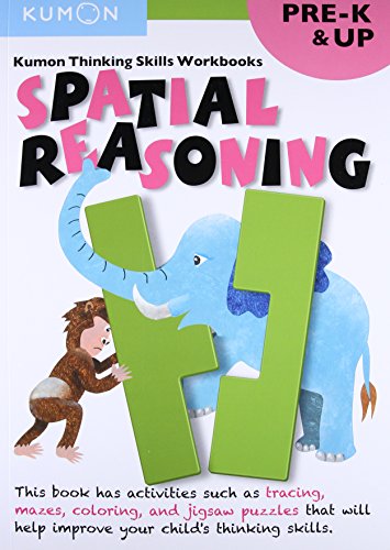 Book Cover Spatial Reasoning, Pre-K (Kumon Thinking Skills Workbooks)