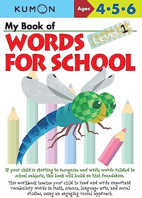 Book Cover Words for School: Level 1