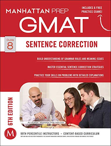 Book Cover GMAT Sentence Correction (Manhattan Prep GMAT Strategy Guides)