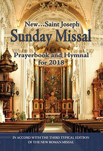 Book Cover St. Joseph Sunday Missal and Hymnal for 2018