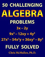 Book Cover 50 Challenging Algebra Problems (Fully Solved)