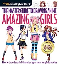 Book Cover The Master Guide to Drawing Anime: Amazing Girls: How to Draw Essential Character Types from Simple Templates (Volume 2)