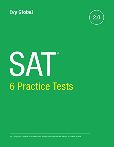 Book Cover Ivy Global's SAT 6 Practice Tests (2019)