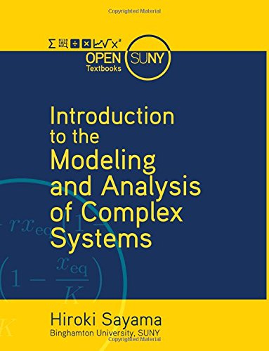 Book Cover Introduction to the Modeling and Analysis of Complex Systems