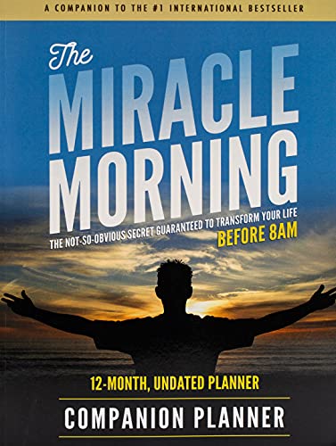 Book Cover The Miracle Morning Companion Planner