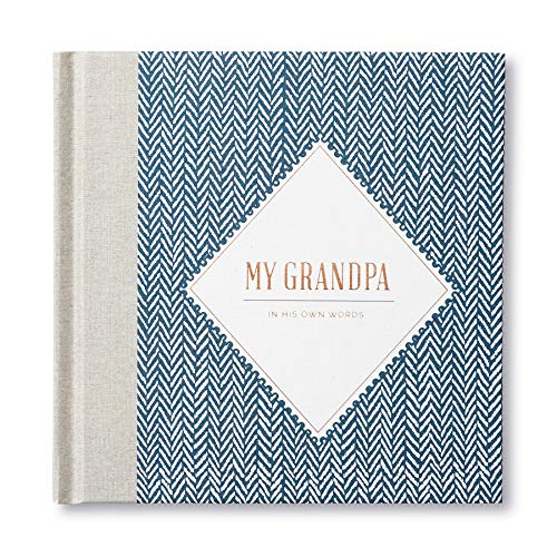 Book Cover My Grandpa: In His Own Words â€” A keepsake interview book.