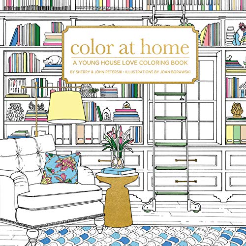Book Cover Color At Home: A Young House Love Coloring Book