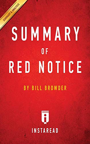 Book Cover Summary of Red Notice: by Bill Browder Includes Analysis