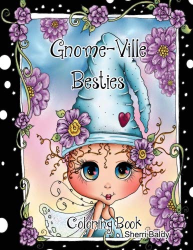 Book Cover Gnome-ville Besties Coloring Book