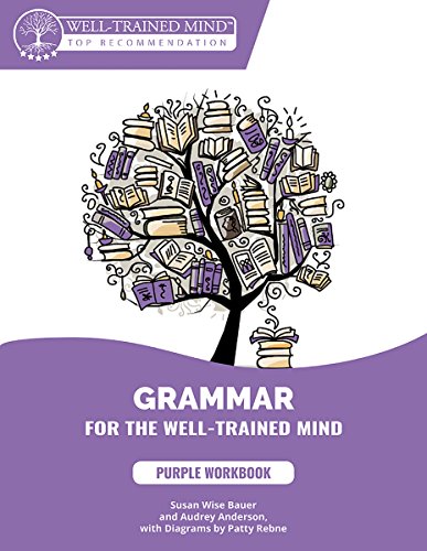 Book Cover Purple Workbook: A Complete Course for Young Writers, Aspiring Rhetoricians, and Anyone Else Who Needs to Understand How English Works (Grammar for the Well-Trained Mind)