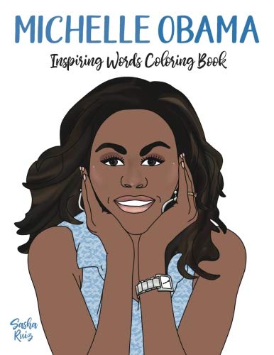 Book Cover Michelle Obama Inspiring Words Coloring Book