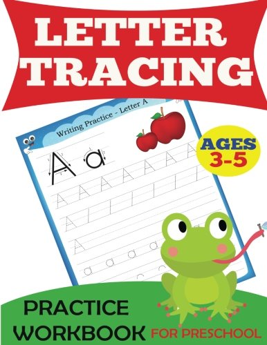 Book Cover Letter Tracing Practice Workbook: For Preschool, Ages 3-5 (Preschool Workbooks)