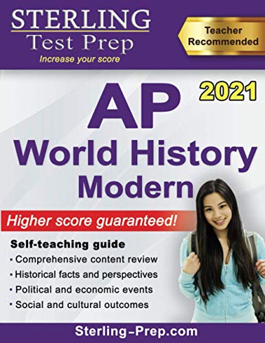 Book Cover Sterling Test Prep AP World History: Complete Content Review for AP Exam