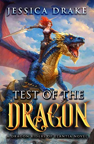 Book Cover Test of the Dragon: a Dragon Riders of Elantia Novel