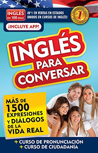 Book Cover InglÃ©s en 100 dÃ­as - InglÃ©s para conversar / English in 100 Days: Conversational English (Spanish Edition)