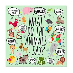 What Do The Animals Say?: A Fun Guessing Game for 2-4 Year Olds