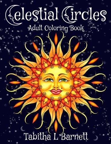 Book Cover Celestial Circles: Sun, Moon, Stars and planets Mandala Coloring Book
