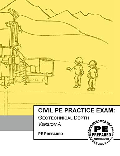 Book Cover Civil PE Practice Exam: Geotechnical Depth Version A